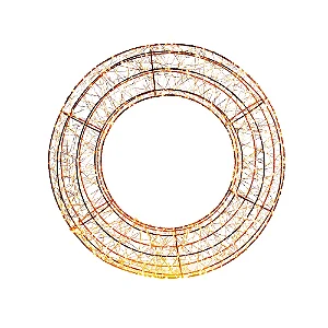 Guirlanda Vazada com 960 Leds Quente - 40cm