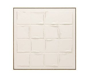 Quadro em Poliestireno e Linho - 1,00mt x 1,00mt