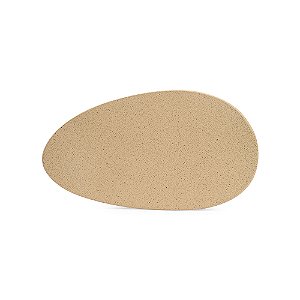 Bandeja em Polirresina Oval Orgânica - 29,5cm x 16,5cm