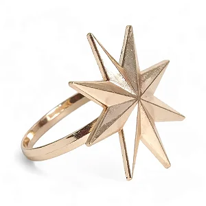 Conjunto com 4 Porta Guardanapos Estrela Natal