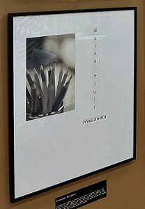 Quadro Trajeto - Deixa Fluir, Mas Anota - 73cm x 73cm