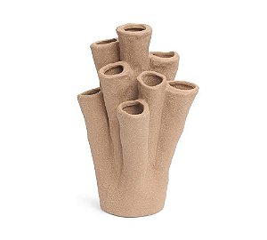 Vaso múltiplo em Cerâmica Terracota P - 21,5cm x 13cm