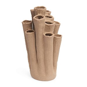 Vaso múltiplo em Cerâmica Terracota G - 32cm x 17,5cm