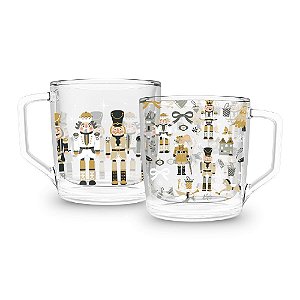 Kit com 2 Xícaras Natalinas 250ml – Noite do Quebra Nozes Natal