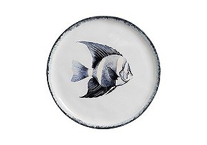 Conjunto Prato Raso Peixe Atlantica - 6 Unidades