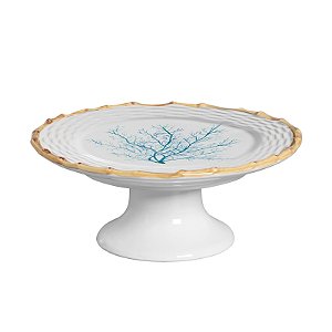 Prato para Bolo Coral Bleu Du Mer - 27,5cm