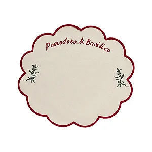 Jogo Americano Brazil Pomodoro e Basilico - 45cm x 40cm