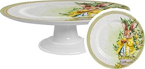 Boleira Pequena Doce Limone Páscoa - 21cm