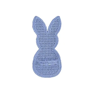 Porta Talher Brazil Festive Coelho Azul Páscoa - 2 Unidades