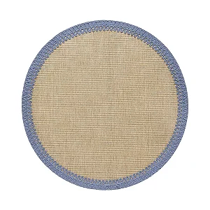 Jogo Americano Redondo Brazil Festive Azul - 40cm