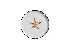 Conjunto Prato de Sobremesa Estrela Atlantica - 6 Unidades