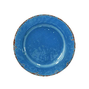 Prato Raso Melamina Navy - 28cm