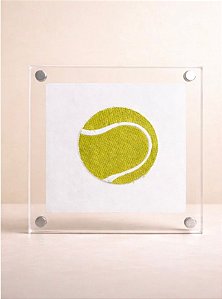 Quadro em Acrilico Bola de Tênis - 20cm x 20cm