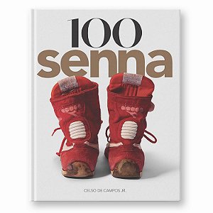 Livro: 100 Senna Edição Especial 30 Anos Capa Bota - Capa Dura - 33cm x 26cm