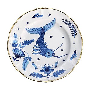 Prato de Sobremesa Over Blu Azul Bitossi - 20,5cm