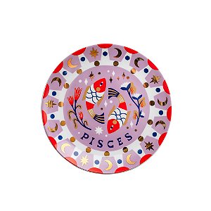 Prato Pão Astrologia Peixes Bitossi - 16,5cm