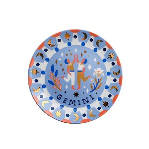 Prato Pão Astrologia Gêmeos Bitossi - 16,5cm