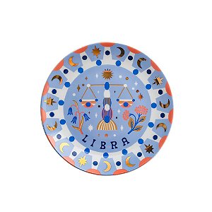 Prato Pão Astrologia Libra Bitossi - 16,5cm