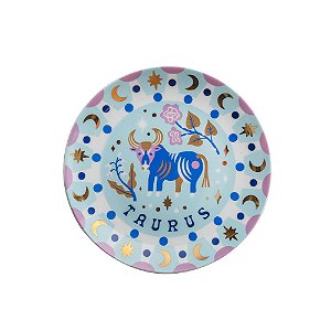 Prato Pão Astrologia Touro Bitossi - 16,5cm