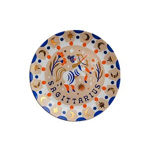 Prato Pão Astrologia Sargitário Bitossi - 16,5cm