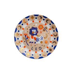 Prato Pão Astrologia Leão Bitossi - 16,5cm