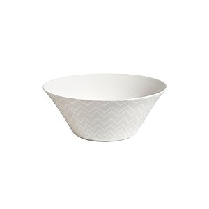 Saladeira Zig Zag Branco Missoni - 26,5cm