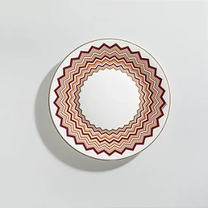 Conjunto 2 Pratos de Sobremesa Zig Zag Iconic Missoni - 21,5cm