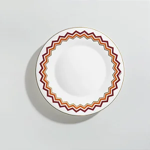Conjunto 2 Pratos Rasos Zig Zag iconic Missoni - 27,5cm