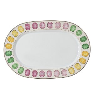 Travessa Oval Swarovski Idyllia - Rosenthal 40cm