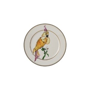 Prato Pão Swarovski Idyllia Cacatua - Rosenthal 18 cm