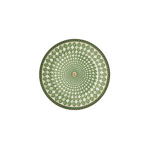 Prato de Pão Swarovski Signum Verde - Rosenthal 18cm