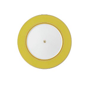 Prato Raso Swarovski Signum Amarelo - Rosenthal 29cm