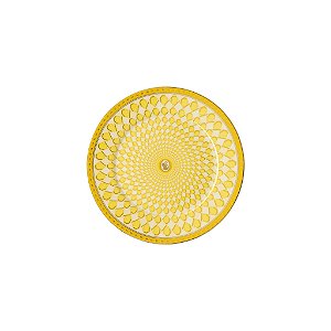 Prato de Pão Swarovski Signum Amarelo - Rosenthal 18cm