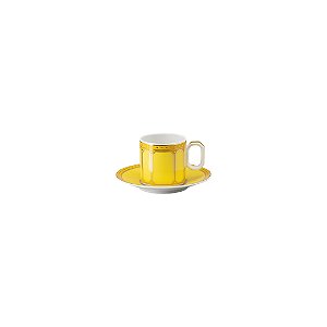 Xicara Espresso com Pires Swarovski Signum Verde - Rosenthal 80ml