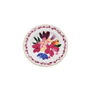Prato Sobremesa "Dipinto Bouquet" Porpora Bitossi - 21cm