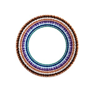 Conjunto com 2 Pratos Rasos Missoni Waves - 27cm