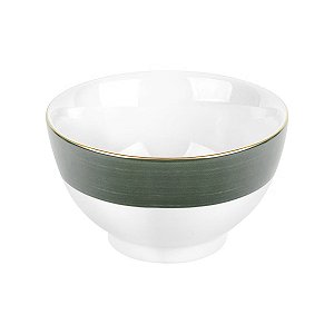 Bowl Porcelana Paint Verde Escuro 13cm - Mameg