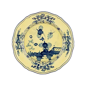 Prato Raso Oriente Italiano Citrino 26cm - Ginori
