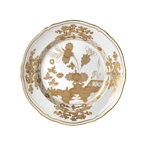 Prato Sobremesa Oriente Italiano Aurum 21cm - Ginori