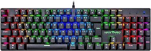 Teclado Mecânico Gamer Viper Pro Mamba Switch Azul RGB