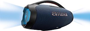 Caixa de Som Boombox Plus AIWA BBS 01 LBL 200W BT 30H IP66 USB RGB