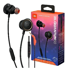Fone de Ouvido Gamer Com Fio JBL Quantum 50 - Preto