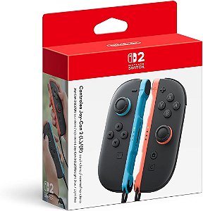 Controle Joy-Con 2 - Azul Claro e Vermelho Claro - Nintendo Switch 2
