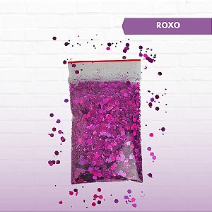 Glitter Flocado - Roxo - 10 gramas