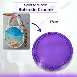 Molde de Silicone para Bolsa de Crochê