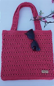 Ecobag sacola elegante goiaba