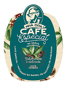 Café Maturado Nhá Dita Amburana em Grãos - 250 gramas