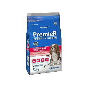 Ração Premier Dermacare Ambientes Internos para Cães Adultos de Raças Pequenas