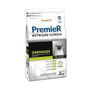 Ração Premier Nutrição Clínica Obesidade para Cães Adultos Pequeno Porte