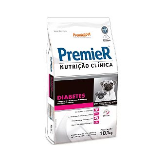 Ração Premier Nutrição Clínica Diabetes Cães Adultos e Filhotes de Porte Pequeno